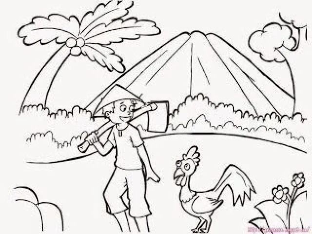 10 Gambar Mewarnai Pemandangan Mudah untuk Pemula yang Akan Membuat Anda Terinspirasi