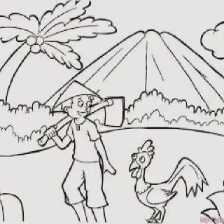 10 Gambar Mewarnai Pemandangan Mudah untuk Pemula yang Akan Membuat Anda Terinspirasi