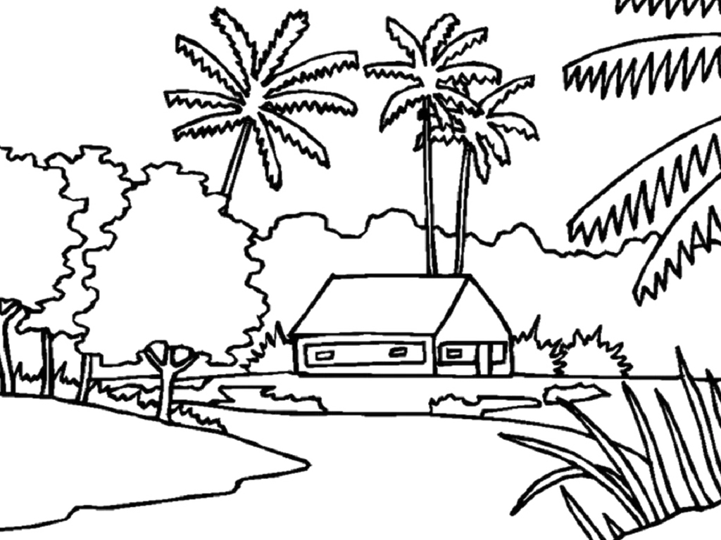 Kreasi Gambar Mewarnai Pemandangan PNG: Cara Mudah dan Seru Menyenangkan Anak-Anak!