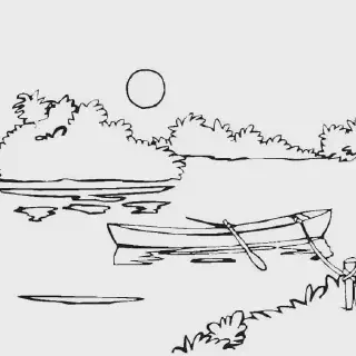 Semarakkan Kreativitas dengan Gambar Mewarnai Pemandangan Sungai