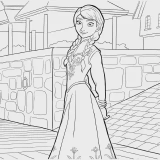 10 Gambar Mewarnai Princess Frozen Yang Lucu dan Mudah Dibuat!
