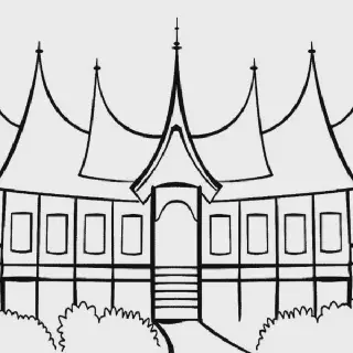 10 Gambar Mewarnai Rumah Adat Bali yang Indah dan Edukatif