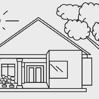 16 Gambar Mewarnai Rumah untuk Anak TK dengan Motif yang Menarik