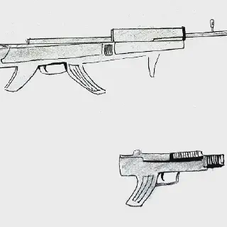 10 Gambar Mewarnai Senjata Free Fire untuk Anak-anak