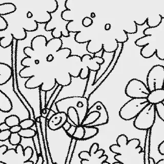 Cantiknya Gambar Mewarnai Taman Bunga untuk Pemula