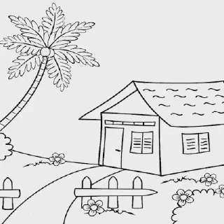 10 Gambar Mewarnai Tema Lingkungan Rumah yang Menarik dan Penuh Makna