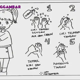 15+ Gambar Mewarnai tentang Cuci Tangan yang Lucu dan Mendidik untuk Anak-anak