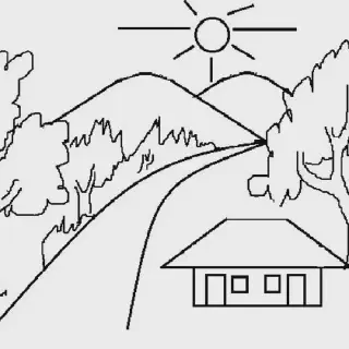 Koleksi Gambar Pemandangan untuk Mewarnai Anak PAUD dengan Warna yang Menarik