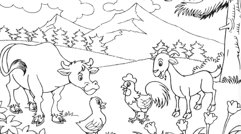 Koleksi Gambar Sketsa untuk Mewarnai Anak SD - Biar Ceria dan Kreatif!