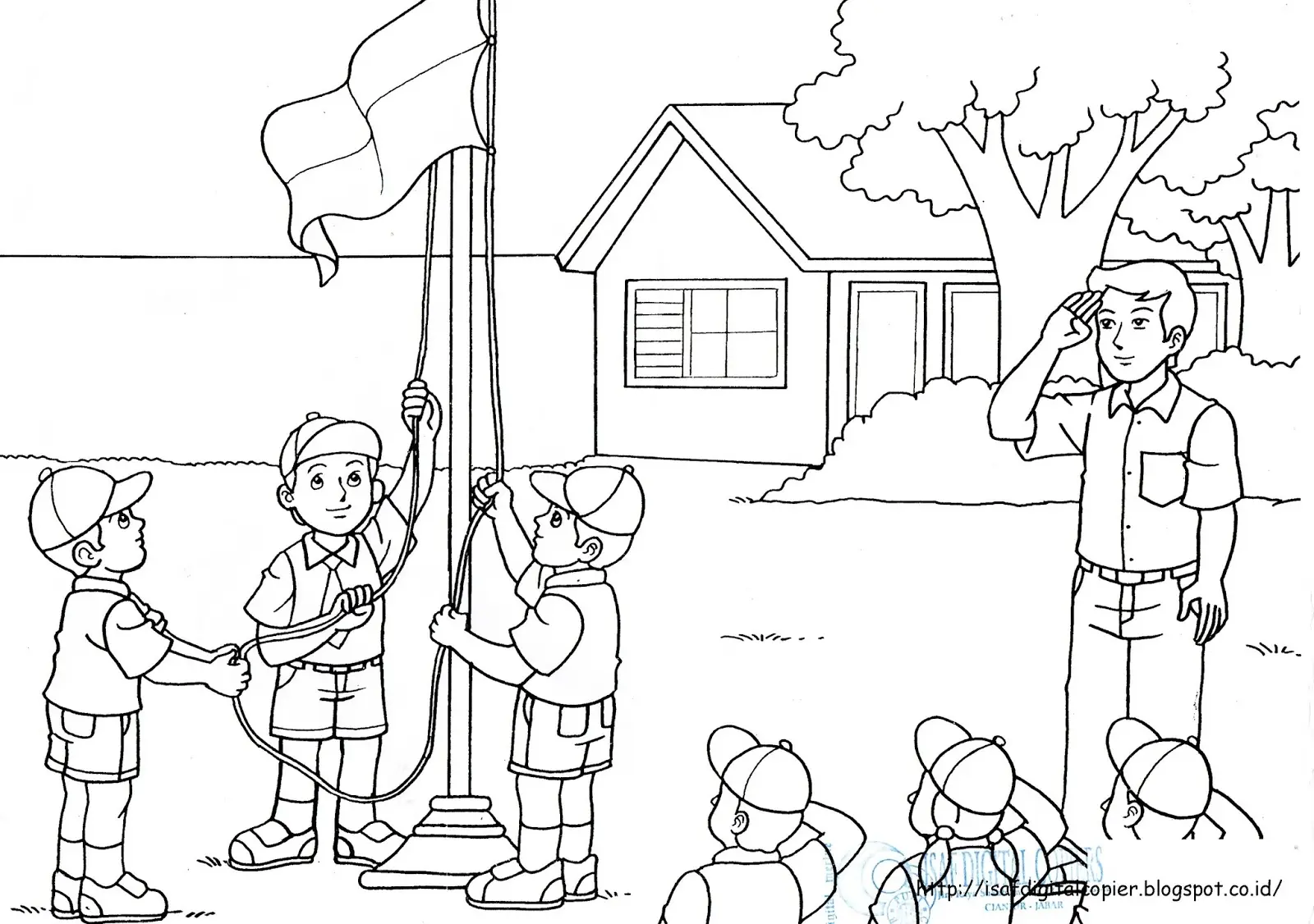 25 Gambar untuk Mewarnai Anak SD Kelas 4 yang Edukatif dan Menarik