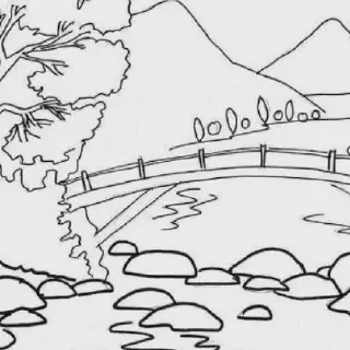 10 Gambar untuk Mewarnai Pemandangan Alam yang Indah dan Menenangkan