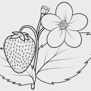 Kreasikan Gambar Buah Strawberrymu dengan Cara Mewarnainya yang Mudah