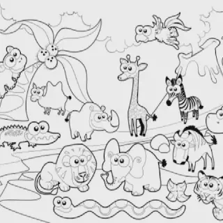 Mewarnai Gambar Hewan di Kebun Binatang: Cara Bermain dan Manfaatnya