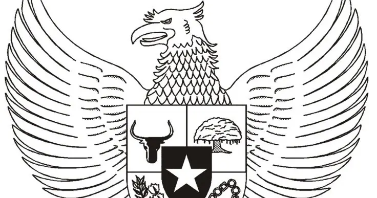 Mewarnai Gambar Lambang Burung Garuda: Aktivitas Seru yang Edukatif