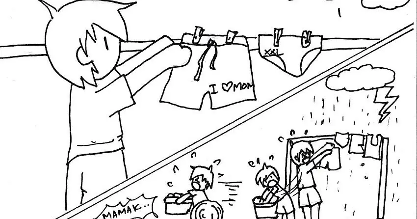 Mewarnai Gambar Orang Cuci Tangan - Cara Menanamkan Kebiasaan Sehat