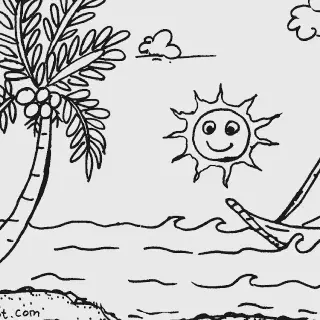 Mewarnai Gambar Pantai untuk Anak PAUD: Cara Mudah untuk Menambah Kreativitas Anak