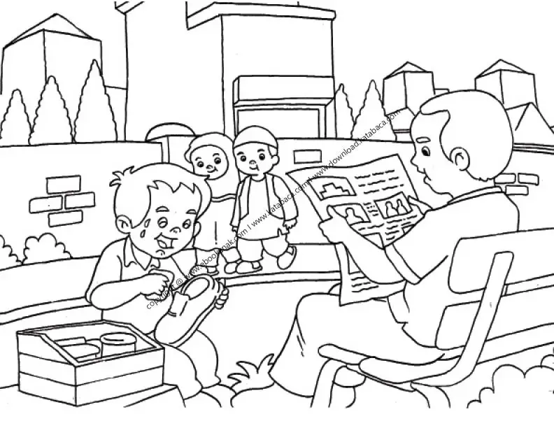 Mewarnai Gambar Pemandangan Taman Kota: Tips dan Trik Untuk Pemula